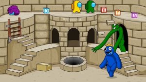 Rainbow FriendsVS AMONG US