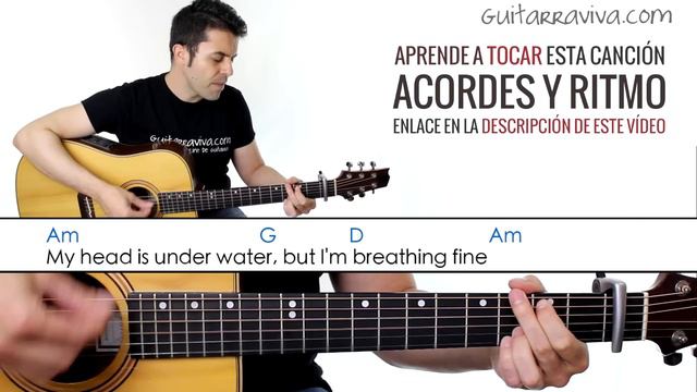 All Of Me - Acordes guitarra chords tutorial how to play clase смотреть онлайн