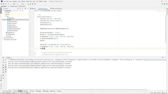 Кнопка. Button | Java | AWT смотреть онлайн