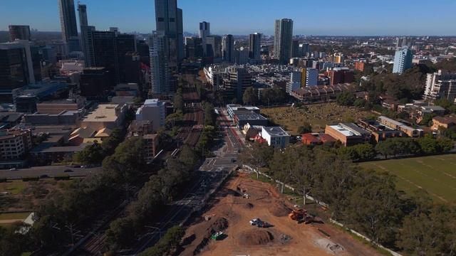 PARRAMATTA CITY skyline Western Sydney Australia MAY23 смотреть онлайн