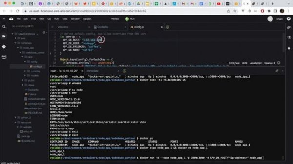 AWS Lab 8.1: Migrating a Web Application to Docker Containers