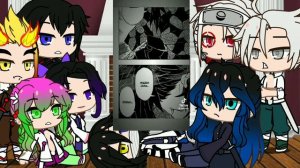 Реакция хашира на демонов 12 лун 💗