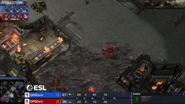 StarCraft 2: CURE vs DARK - ESL Open Cup #117 Korea | Finals смотреть онлайн
