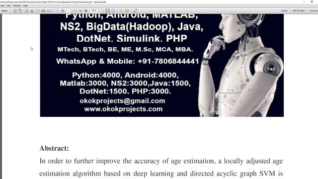 Combined Deep Learning With Directed Acyclic Graph SVM for Local Adjustment of Age Estimation смотреть онлайн