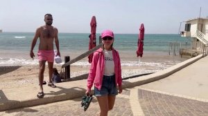 ПРОГУЛКА ПО ПЛЯЖУ ХАЙФЫ║СРЕДИЗЕМНОЕ МОРЕ ИЗРАИЛЬ ХАЙФА║ДОСТОПРИМЕЧАТЕЛЬНОСТИ ХАЙФА ГОРОД КАЙФА ч.2