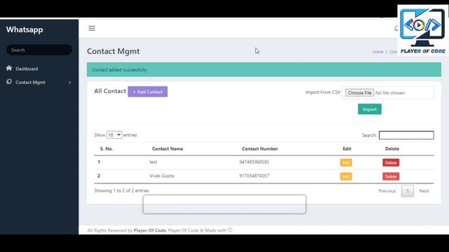 ? How to Send Bulk Whatsapp Message in PHP Demonstration @ChatAPI #playerofcode #whatsapp #php смотреть онлайн