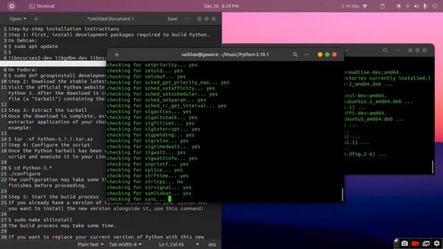 PYTHON LATEST INSTALL ON UBUNTU (Linux Tutorial) смотреть онлайн