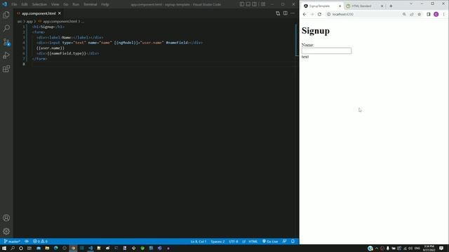 #12.7 - Template Reference Variable - Template Driven Form - Angular Series смотреть онлайн