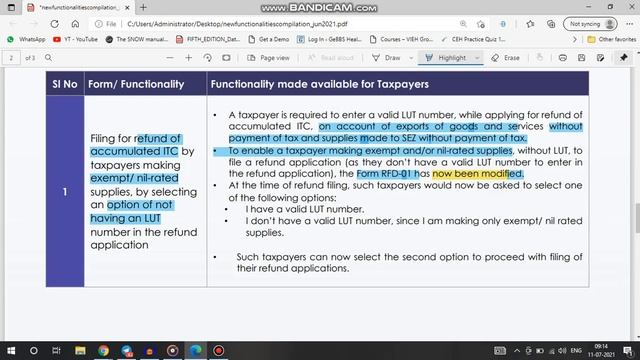 New Functionality on GST Portal from June 21. смотреть онлайн