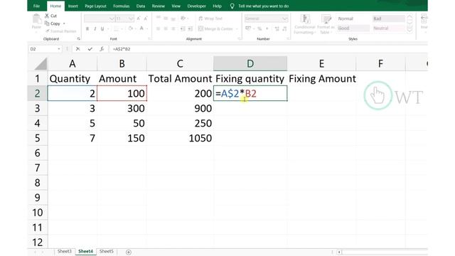 Dollar Sign $ in Excel | Excel in Minutes | How to use dollar sign in excel Hindi смотреть онлайн