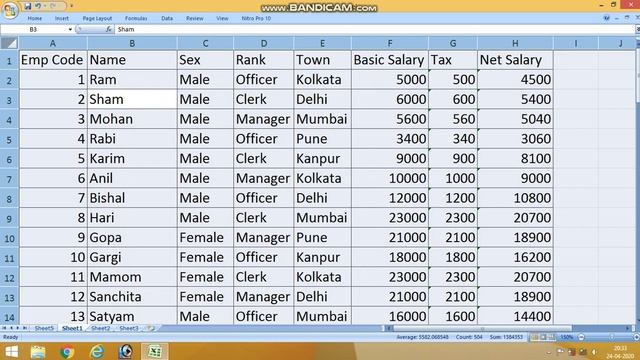 ADVANCE EXCEL - PROTECT PARTICULAR CELL /ROW/ COLUMN BY PASSWORD - HINDI смотреть онлайн