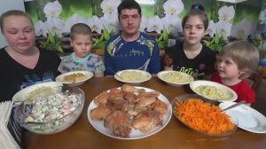 мукбанг/последний выходной у нашего папы/жизнь в селе навеселе