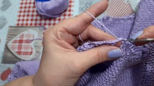 Обвязка края крючком | Красивая ажурная кайма | Вязание крючком края изделия