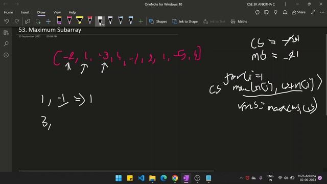 LeetCode 53 : Maximum Subarray || MEDIUM || JAVA || Detailed Solution смотреть онлайн
