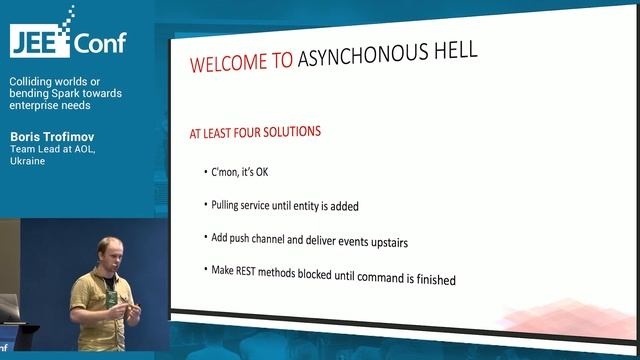 Colliding worlds or bending Spark towards enterprise needs (Boris Trofimov, Team Lead at AOL) смотреть онлайн