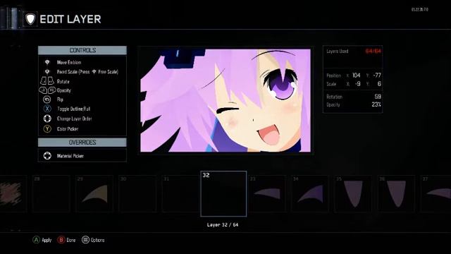 BO3 Emblem Tutorial #7 Neptune Hyperdimension Neptunia Victory 2 смотреть онлайн
