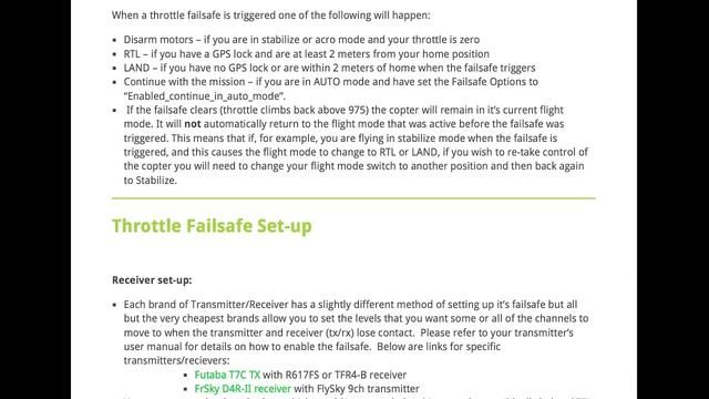 FrSky Taranis Failsafe Arducopter Setup & APM Mission Planner Configuration смотреть онлайн