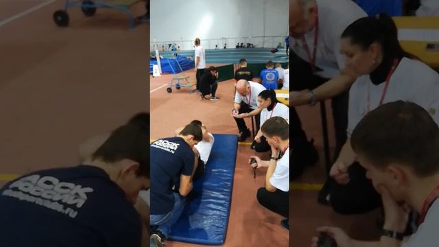 Рекорд России. Поднимание туловища лёжа 73 раза. Пресс. смотреть онлайн