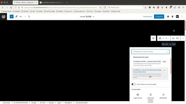 Tuto vidéo : Utiliser le bloc navigation et les menus dans WordPress 2022 смотреть онлайн