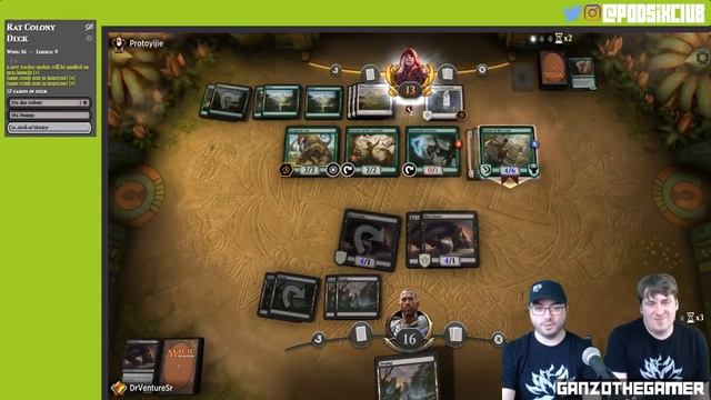 MTG Arena "All Rat Colony Deck in Quick Singleton!?!?!? BEST DECK EVER??????" смотреть онлайн