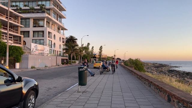 【4K】WALK Sunset In Montevideo Uruguay 4k Video Travel Vlog