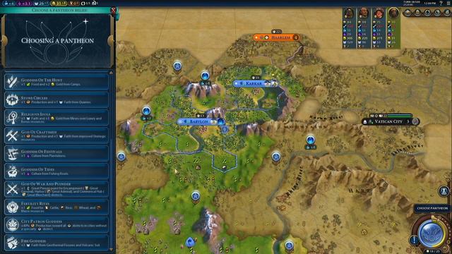 Let's Try This Again! - Civilization VI Deity Babylon #1 смотреть онлайн