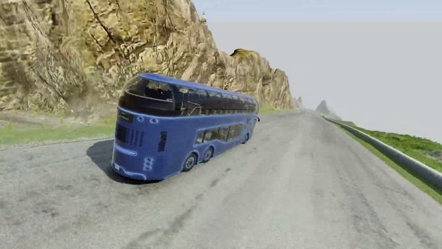 Will any bus be able to go all the way down - BeamNG Drive - Timur Crasher смотреть онлайн