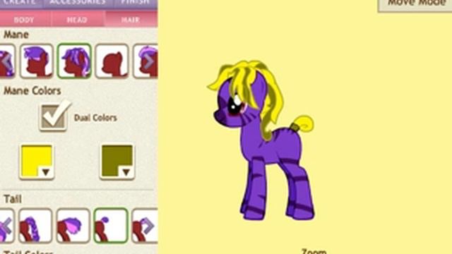 игра Pony Creator 3 смотреть онлайн