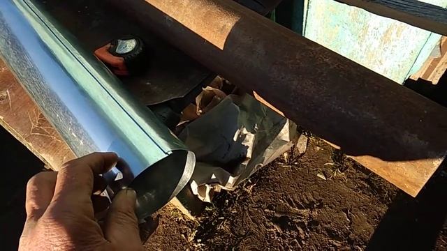 Как свернуть трубу из оцинковкованного листа. смотреть онлайн
