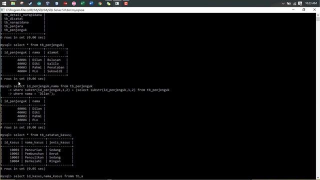 MYSQL - SUBQUERY смотреть онлайн