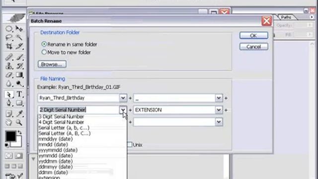 Adobe Photoshop CS4 Tutorial -Batch Rename смотреть онлайн