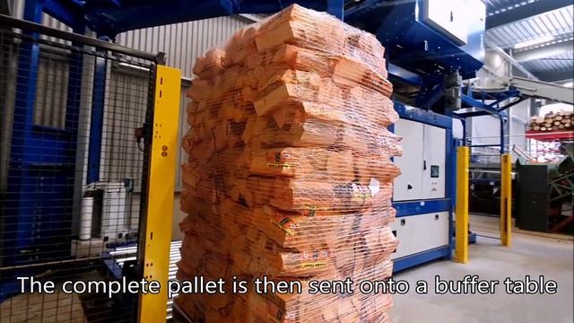 Automated firewood production at Golden Flame International BV смотреть онлайн