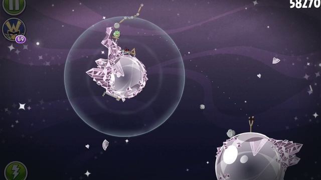 Angry Birds Space - Cosmic Crystals (2 Hour Freeplay) смотреть онлайн