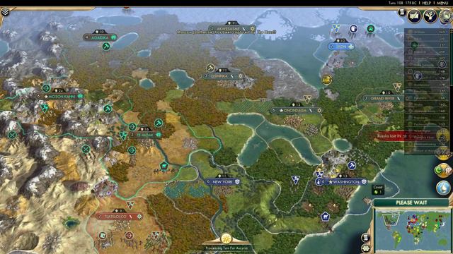 Civ 5 Gameplay: Brave New World Let’s Play - AI Only [ALL CIVS MOD] Part 7 смотреть онлайн