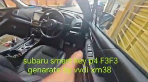Subaru smart key generate and program by Xhorse Keytool plus