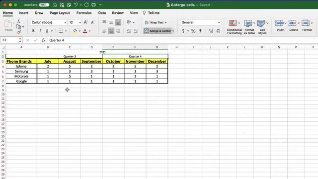 MS Excel: How to combine cells with Merge cells смотреть онлайн