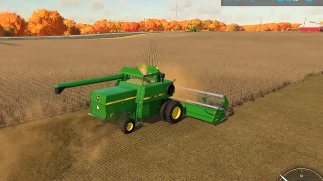 1980'S SOYBEAN HARVEST! RUNNING (3) JD 8820 COMBINES! | FARMING SIMULATOR 1980'S смотреть онлайн