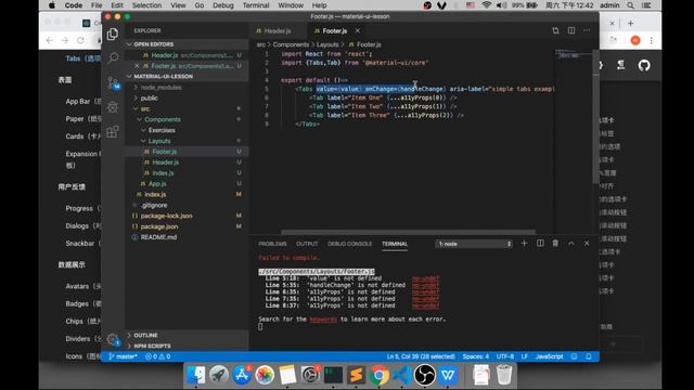 react.js & material-ui 入门中文教程#02 AppBar,Tabs,Grid,Paper的使用 смотреть онлайн