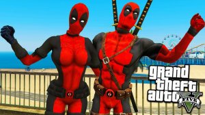 ДЭДПУЛ ОТОРВАЛСЯ ПО ПОЛНОЙ СО СВОЕЙ ДЕВУШКОЙ В РЕАЛЬНАЯ ЖИЗНЬ ГТА 5 МОДЫ ОБЗОР МОДА В GTA 5 видео