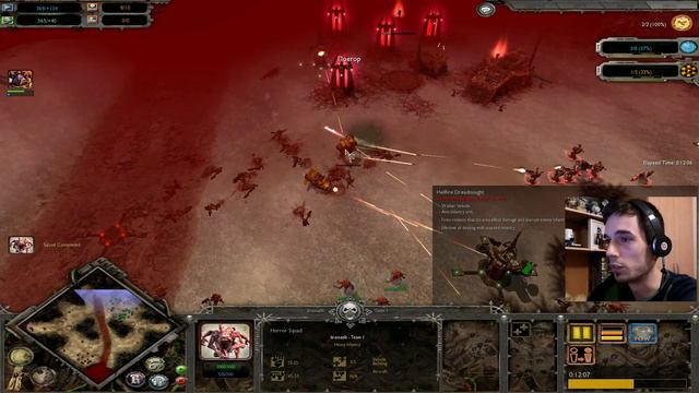 Dawn Of War Soulstorm / Бой Хаос VS Космодесант смотреть онлайн