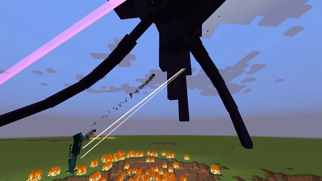 J'zahar, Gatekeeper of the Abyss vs Wither Storm (Minecraft Mob Battle Java Edition 1.12.2) смотреть онлайн