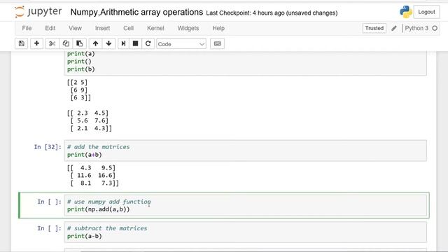 Python:Numpy,Arithmetic array operations: Saima Academy Urdu/Hindi смотреть онлайн