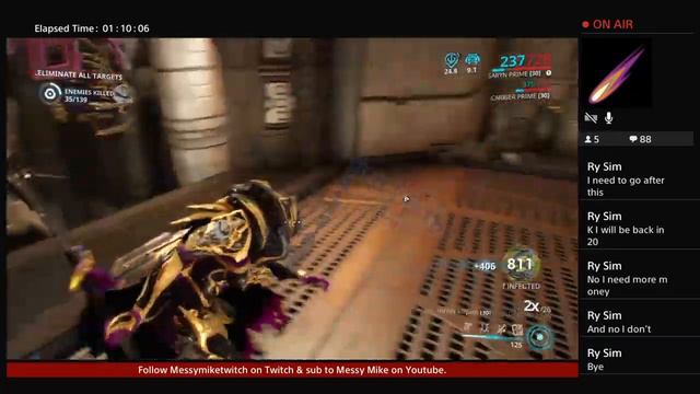 WARFRAME For Your Brain/Sortie/Dethcube Prime Farming смотреть онлайн