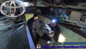 Замена заднего сальника коленчатого вала - на 2UZ-FE — Toyota Land Cruiser 100 Часть 5...