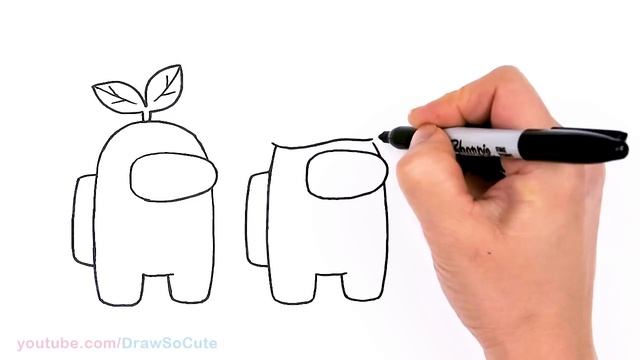 How to Draw AMONG US Game Skins #2 смотреть онлайн