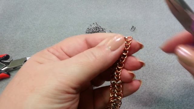 Chain Maille Bracelet Tutorial - How to do European 4-in-1 Weave смотреть онлайн