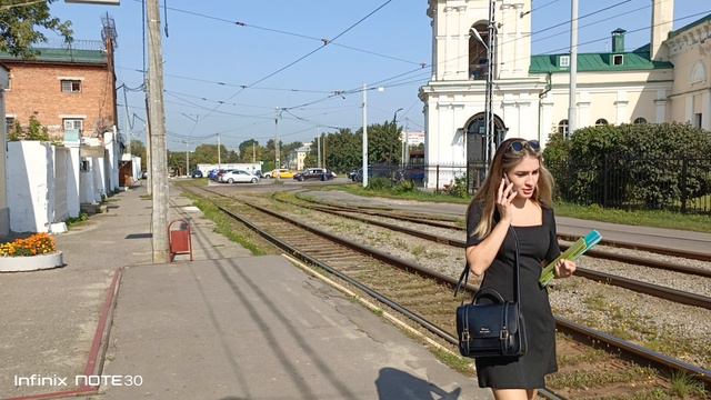 Коломенский трамвай. Маршрут номер 1. Самый современный вагон в городе Коломна!!! Как Вам? смотреть онлайн