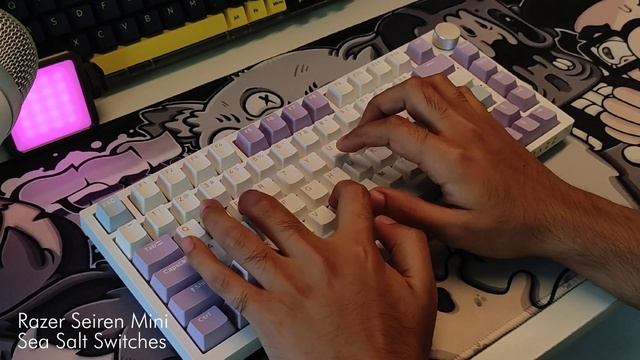 Ajazz AK820 Sea Salt Switches - Sound Test смотреть онлайн