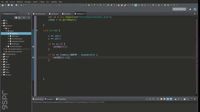 Programming Breakout Game in Java - Tutorial 1/2 смотреть онлайн