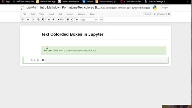 Video 13: Introduction markdown formatting - colored boxes смотреть онлайн